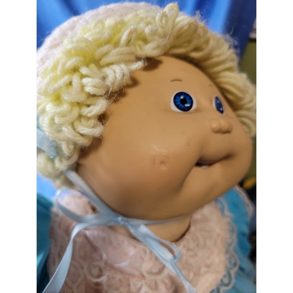 1983 Lemon Loop Xavier Roberts Cabbage Patch Doll Blue Eyes First Tooth - Picture 4 of 16